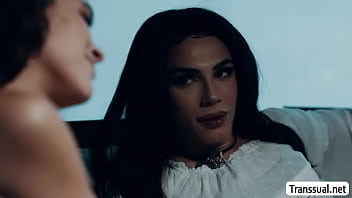 Victoria Let Tgirl Ariel Fucks Her Pussy