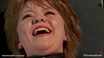 Brunette Trainee Fucked And Whipped - fucking, hardcore, rough, gagging, threesome, bigcock, bdsm, fetish, bondage, submission, slave, biz - Video 1941468