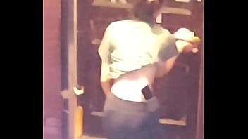 Hot Girl Cleaning Windows