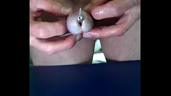 Mick Sounding His Big Cock With A Penis Plug