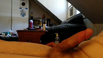 Stroking Myself In Side And Front View