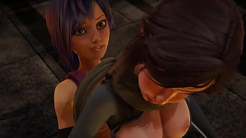 Star Wars Double Futanari - Sabine Wren Creampies Jyn Erso