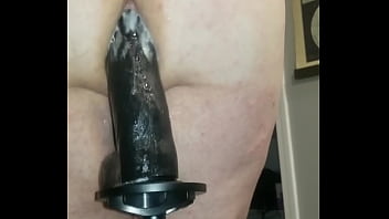 Fucking Machine Making Me Cream On Bbc Dildo