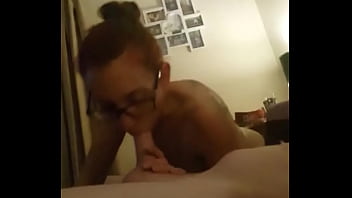 Blowjob From The Wife - petite, blowjob, handjob, slut, skinny, homemade, wife, couple, kinky - Video 1743721