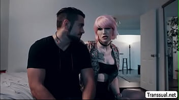 Stepsister Tgirl Loves Giving Stepbro A Bj