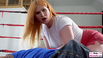 Busty Shemale Boxer Evie Envy Suck N Barebacked By Black Guy