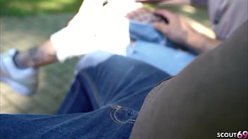 German Scout - First Anal Creampie Sex For Tiny Teen Julia Juice At Date