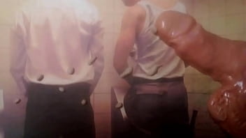 Clay Motion Cock Portrait Cartoon Of Cock Cumming Secretly In Public Toilet