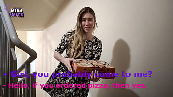 The Courier Decided To Deliver The Pizza To The Customer Directly To The Apartment For A Tip.