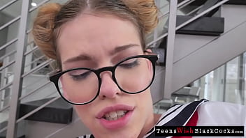 Teenswishblackcocks.com - The Teens Cruise Around On A Dating App To Find A Thick Black Cock To Play With, And When They Finally Do, They Couldn_t Be More Excited. - Full Scene On