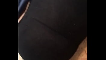 Phat Ass Redhead In See Through Leggings