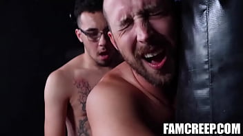 Dustin Steele Trains His Stepson Angel Alden Boxing