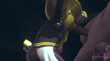Vocaloid Femboy Yaoi - Can Len Swallow This Big Cock? - Japanese Asian Manga Anime Game Porn Gay