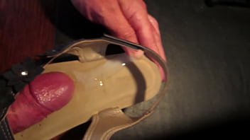 Fuck Blue Shoe While Dirty Talking Finished Huge Load Of Cum