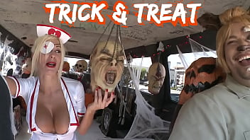Bangbros - Halloween Special With Puma Swede On The Bang Bus #fbf