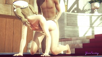 Genshin Impact Yaoi - Barbara Femboy' Ass Is Filled With Cum! - Sissy Japanese Asian Manga Anime Game Porn Gay