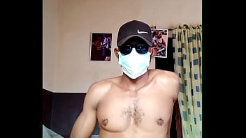 Hot Nigerian Guy Wanking, Thrusting And Showing His Ass While Home Alone