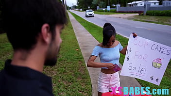 Small Tiny Teen Sells Her Cupcakes For Extra Money - Teen-petite-skinny-young-cute-big-ass-adorable-small-tits-pawg-tiny-teen-small-teen-extra