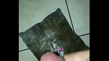 Ebony Male Masterbates With Sex Toy