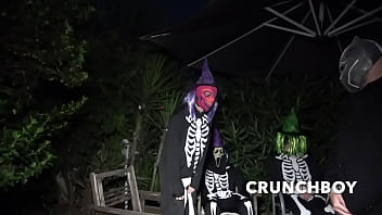 Fucked Bareback For The Halloween Ceremeony With Submission Extrem In Public For Dimitri - bareback, big-cock - Video 1919157