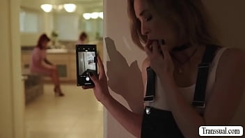 Ts Stepmom Caught And Fucks Stepdaughter