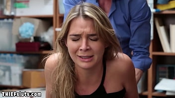 Teen Thief Blair Williams Has To Use Her Pussy To Avoid Jail