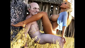 Old Farmer Bangs Teen With Huge Tits