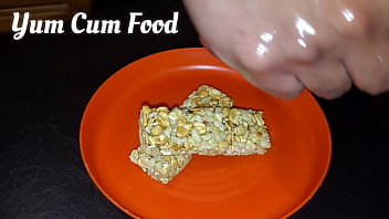 Cum Soaked Granola Bars Are A Great Snack.