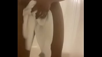 Having Fun In The Shower - ebony, masturbation, big-cock, big-dick, black-cock - Video 1979085