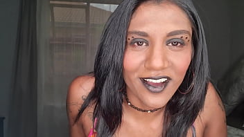 Desi Slut Wearing Black Lipstick Wants Her Lips And Tongue Around Your Dick And Taste Your Lips | Close Up | Fetish