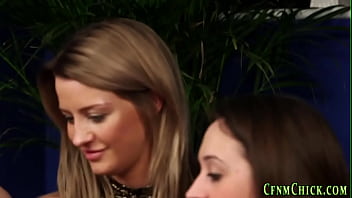 Cfnm Handjob Whores Gang Up On Cock