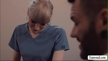 Blonde Ts Masseuse Analed Her Customer