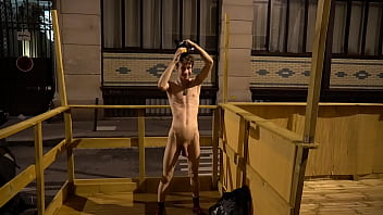 Naughty Puppy Davey Naked In Public