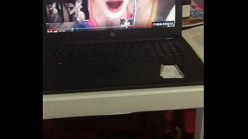 Watching Porn And Masturbate - cum, amateur, hairy, masturbation, jerk-off, black-cock - Video 1894217