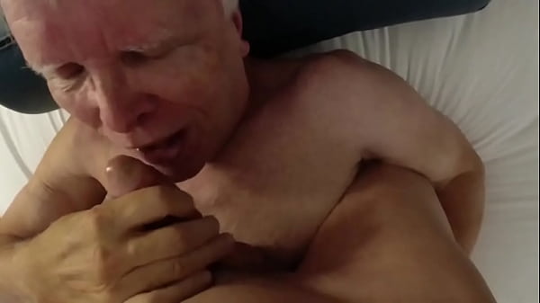 Horny Amputee Grandpa Gets A Facial From His Mature Big-dicked Friend - Part 5