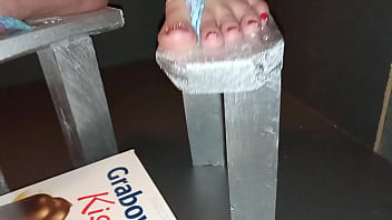 Geisha L Silver Japanese Geta 25 Cm High Heels Crush Box (video Short Version)