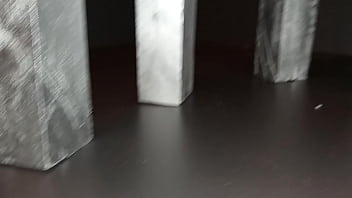 Geisha L Silver Japanese Geta 25 Cm High Heels Crush Toy Bunny (video Short Version)