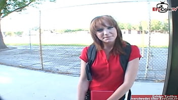 Teen Girl With Small Tits Gets A Pussy Cumshot After Pick Up