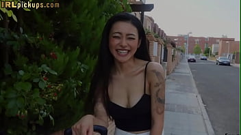Inked Asian Babe Pulled Into Pov Cockriding And Outdoor Sex
