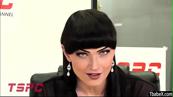 Ts Korra Del Rio Sucks Reporters Cock