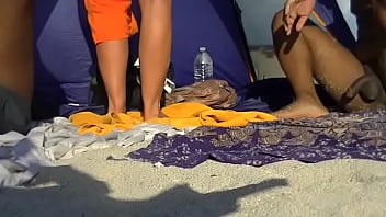 Exhibitionist Wife Helena Price 455 Part 2- Getting My Ass Massaged At The Nude Beach While Voyeurs Watch! Hope My Husband Doesn_t Mind! Lol!