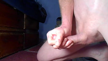 Fucking My Ass With Toy And Good Sideview Cumshot