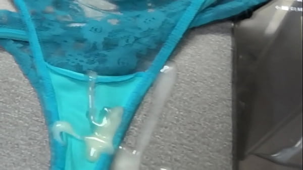 Big Cumshots Made To My Wife' Mouth, Face, Tits, Hairy Pussy, Ass, Panties