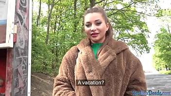 Pulled Busty Babe Riding Cock In Pov After Giving Public Bj