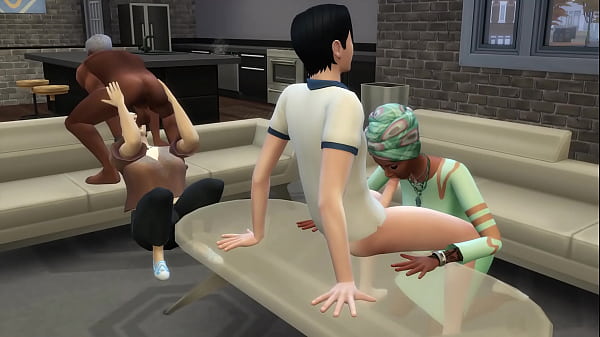 Lunch With Neighbor, Turns Into A Swinging (promo) | The Sims/ 3d Hentai