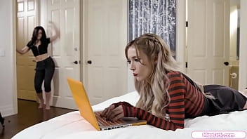 Brunette Is Finally Licked By Bffs