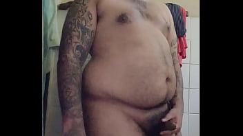 Brij Jerks Off _ Cums Naked In An Unlit Bathroom Of His House