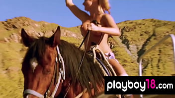 Big Boobed Badass Babes Learning New Tricks At A Stunt Camp Outdoor