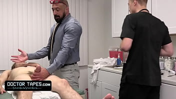 Doctortapes - Muscular Doctor And His Young Assistant Deliver Special Anal Treatment To Sexy Patient