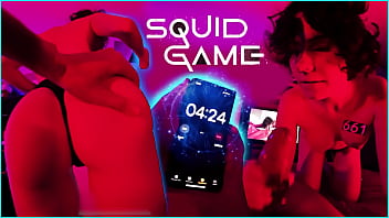 Squid Game - 5 Min Challenge To Try Not To Cum - Darcy Dark